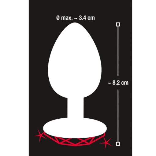 Butt Plug Metal Diamond Medium You2Toys