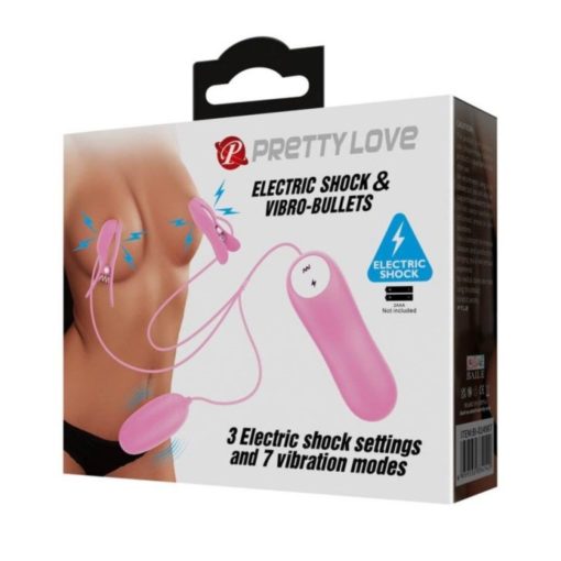 Stimulator Electric Shock and Vibro Bullets Pretty Love