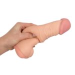 Extensie Penis Nature Skin 2 in 1 Masturbator Ass 21 cm