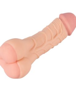 Extensie Penis Nature Skin 2 in 1 Masturbator Ass 21 cm