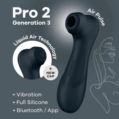 Stimulator clitoris smart Black Liquid Air 1