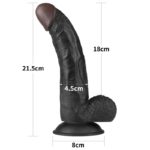 Strap On cu Dildo Easy Set 8.5 inch Black