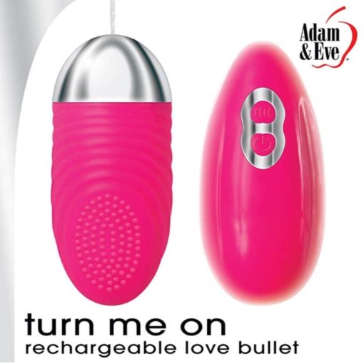 Ou Vibrator cu Telecomanda Turn Me On Rechargeable Love Bullet