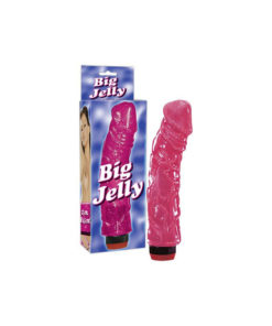 Vibrator realistic Big Jelly Pink