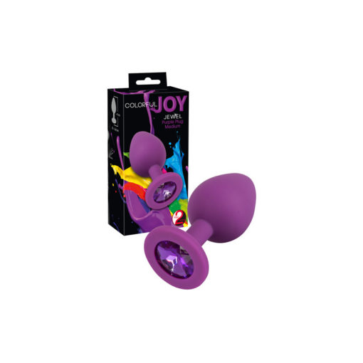 Butt Plug Colorful Joy Jewel Purple