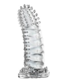 Brave Man Penis Sleeve Clear 1 Prelungitor Penis 14 cm