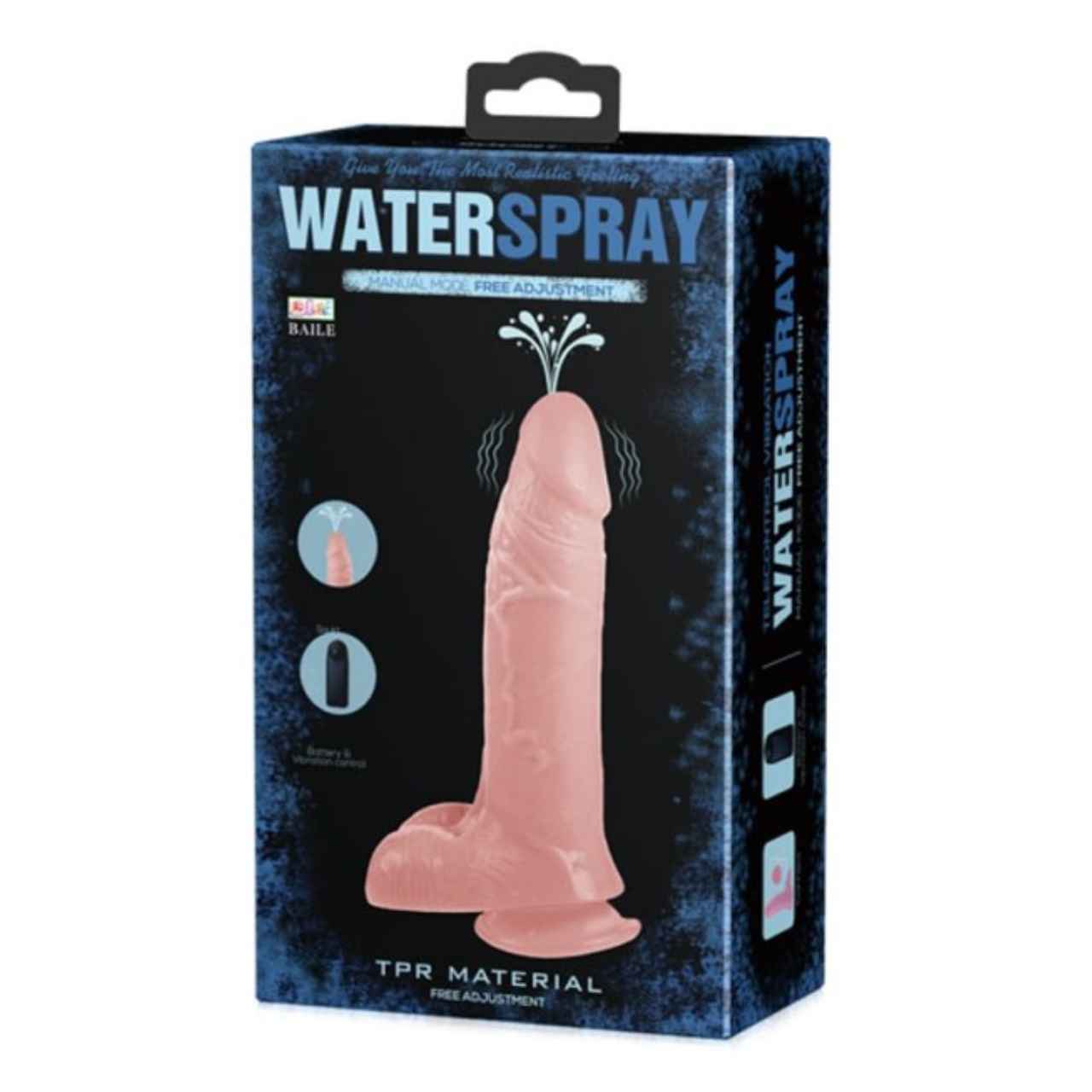 Vibrator Water Spray Cock cu Ventuza