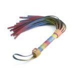 Bici Fetish Spectra Bondage Flogger Rainbow