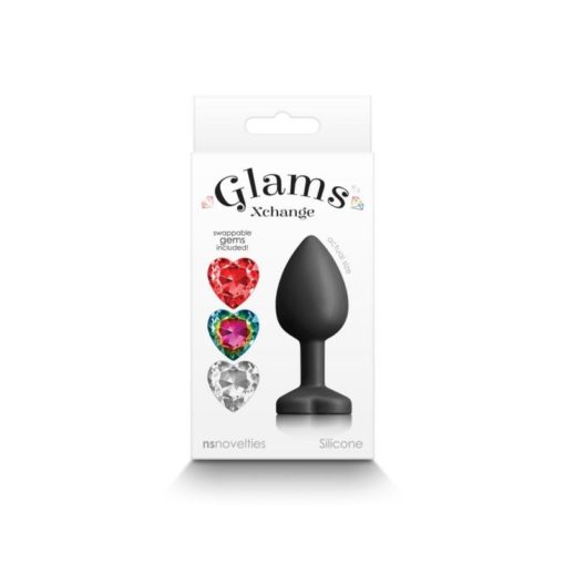 Butt Plug Glams Xchange Heart Small - imagine 3