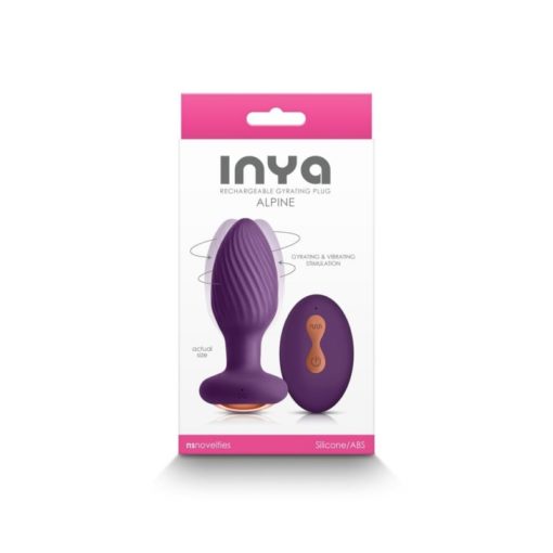 Butt Plug cu Vibratii si Rotatii INYA Alpin - imagine 3
