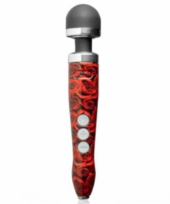Doxy Die Cast 3R Rechargeable Wand Massager Rose Pattern