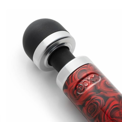 Doxy Die Cast 3R Rechargeable Wand Massager Rose Pattern