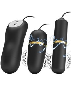 Ou Vibrator cu Electrosocuri Pretty Love Double Vibro Bullets Electrostim