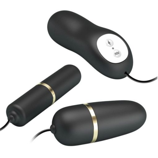Ou Vibrator cu Electrosocuri Pretty Love Double Vibro Bullets Electrostim