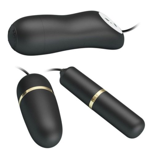 Ou Vibrator cu Electrosocuri Pretty Love Double Vibro Bullets Electrostim