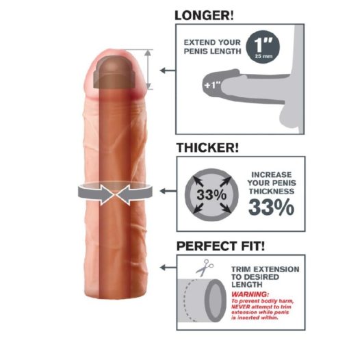 Prelungitor Penis Fantasy X-tensions Mega 1 Inch
