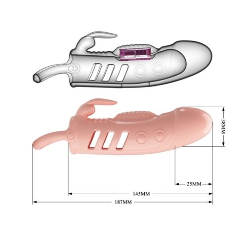 Pelungitor Penis cu Vibratii Pretty Love Sloane Rabbit