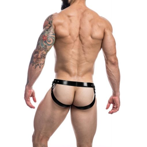 Bikini Barbati C4M Desire Jockstrap BlackLeatherette M