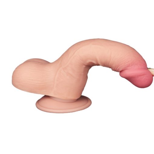 Dildo Realistic Sliding Skin Dual Layer Dong Lovetoy 20 cm