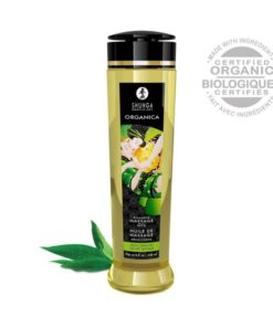 Shunga Orcanica Green Tea Ulei de Masaj cu Ceai Verde 240 ml