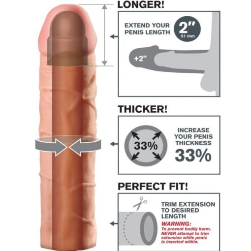 Prelungitor Fantasy X-tensions Penis Perfect Extension 18 cm