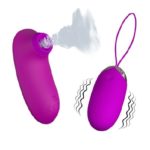 Stimulator si Vibrator Clitoris 2 in 1 Pretty Love Orthuss