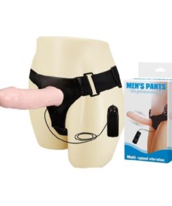 Strap On Barbati cu Vibratii Hollow with Vibration