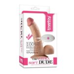 Vibrator Realistic Cu Telecomanda The Ultra Soft Dude 8.8 inch