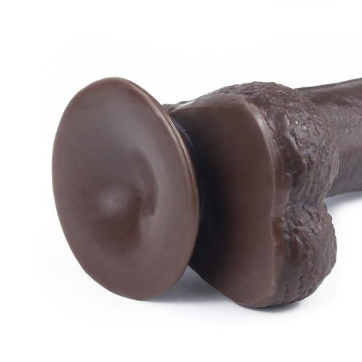 Dildo Sliding Skin Dual Layer Dong Lovetoy 18 cm Brown