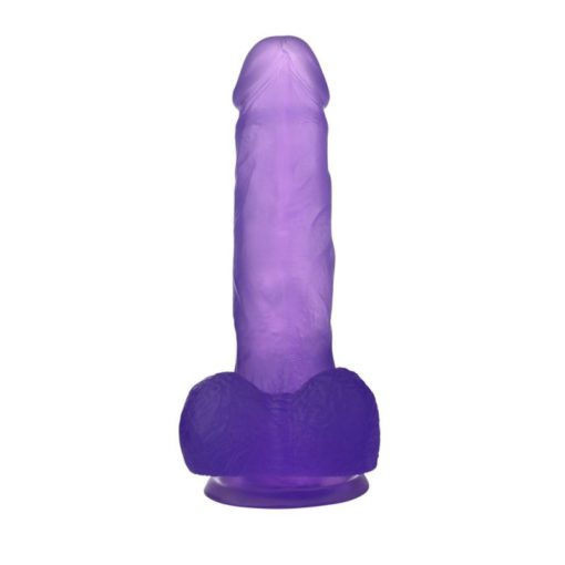 Dildo Jelly Studs Purple 17 cm