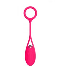 Ou Vibrator Sally cu Inel 18 cm Mokko
