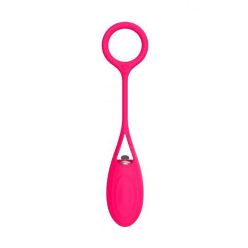 Ou Vibrator Sally cu Inel 18 cm Mokko