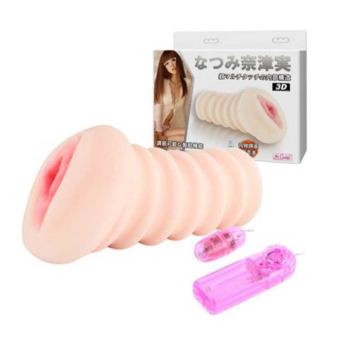 Masturbator cu Vibratii Men Masturbator Flesh 15 cm