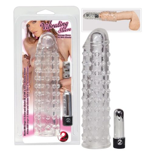 Prelungitor Penis Vibrating Sleeve Orion 17 cm