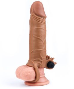 Prelungitor Realist Penis Pleasure X-Tender Vibrating 18 cm