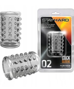 Manson Penis Stay Hard Cock Sleeve 02 Clear 5 cm