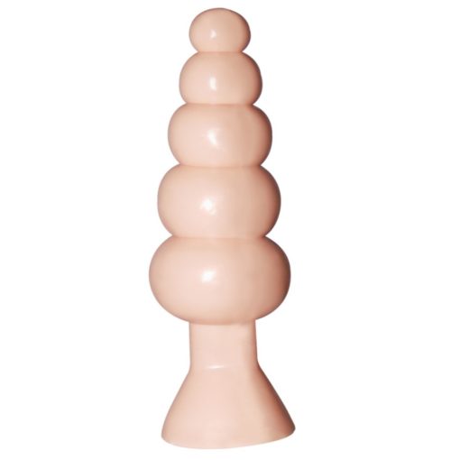 Butt Plug Bendable Butt Rattler Flesh 20 cm