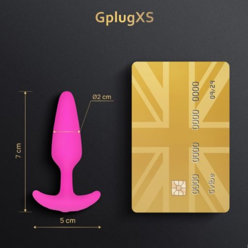 Dop Anal cu Vibratii Gplug XS Sunny Raspberry Gvibe