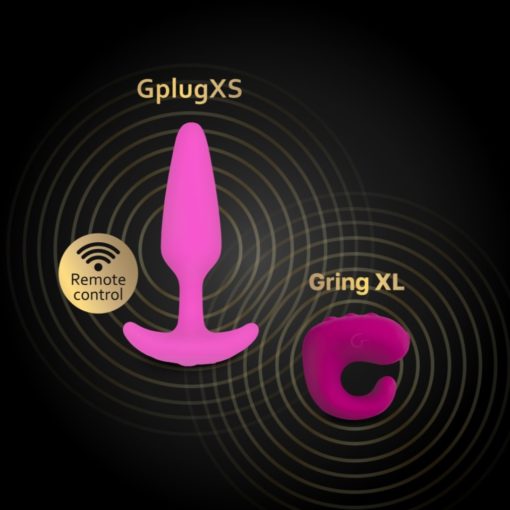 Dop Anal cu Vibratii Gplug XS Sunny Raspberry Gvibe