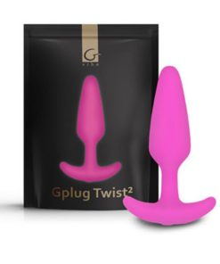 Dop Anal cu Vibratii Gplug XS Sunny Raspberry Gvibe