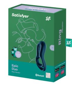 Inel Penis Epic Duo cu Vibratii Smart Satisfyer