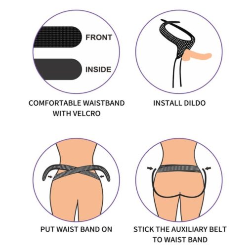 Ham Strap On Easy Harness Lovetoy