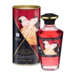 Ulei de Masaj cu Aroma de Capsuni si Efect de Incalzire Aphrodisiac Shunga 100 ml