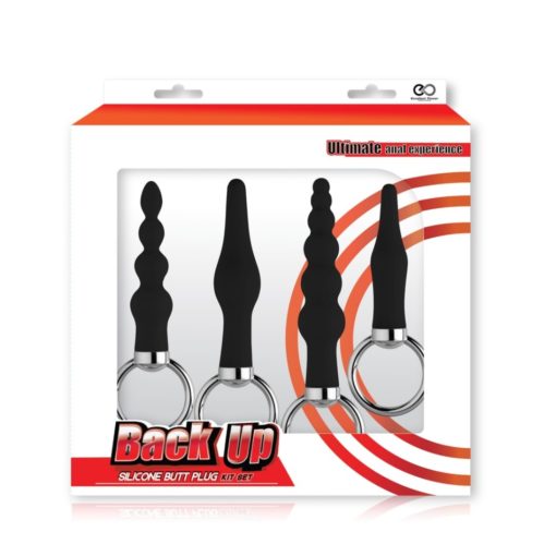 Back Up Kit Butt Plugs Set Pluguri Anale cu inel de Tragere
