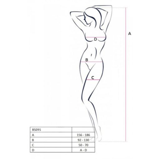 Catsuit Passion Bodystocking BS095 Black