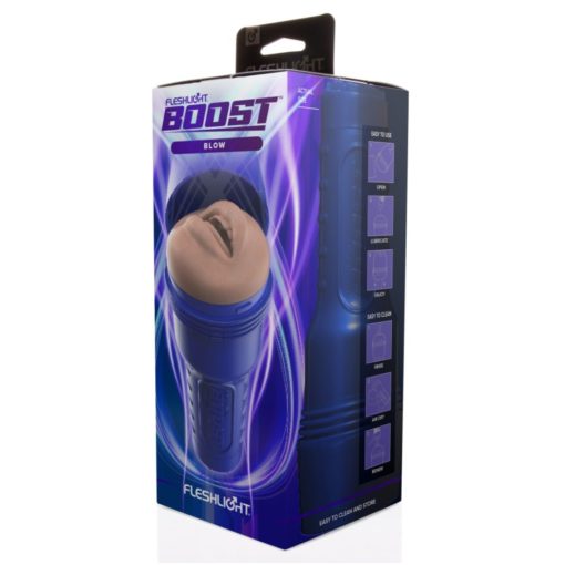 Fleshlight Boost Blast Medium Dark Mouth Masturbator