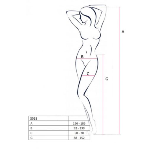 Dresuri Erotice S028 Passion Tights Red S-L