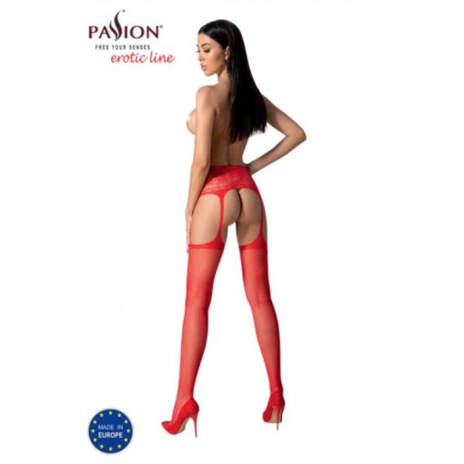 Dresuri Erotice S028 Passion Tights Red S-L