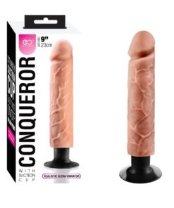 Vibrator Realistic Conqueror TPR Multi-Speed 23 cm