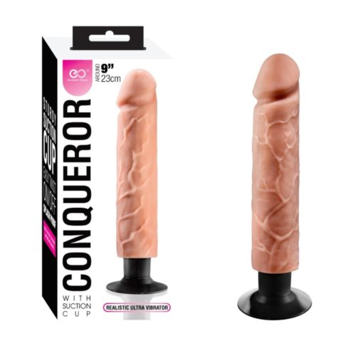 Vibrator Realistic Conqueror TPR Multi-Speed 23 cm